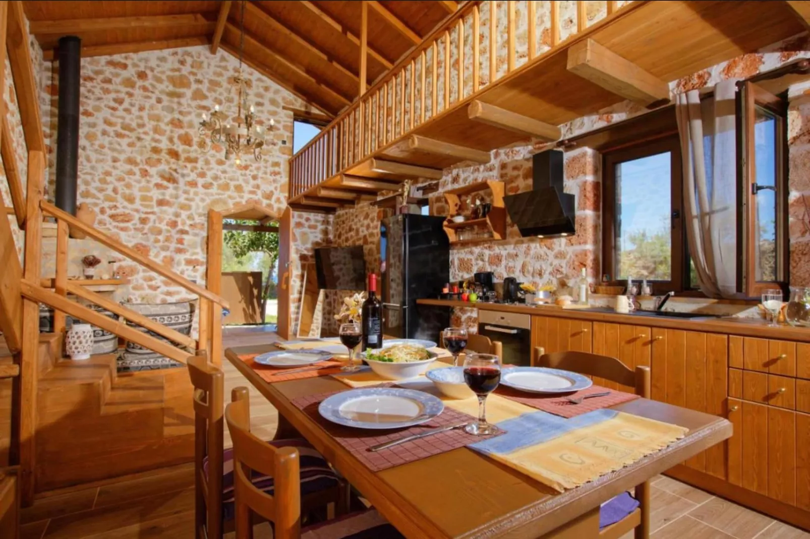 Seafront Villa Kallia & George - Salle à manger