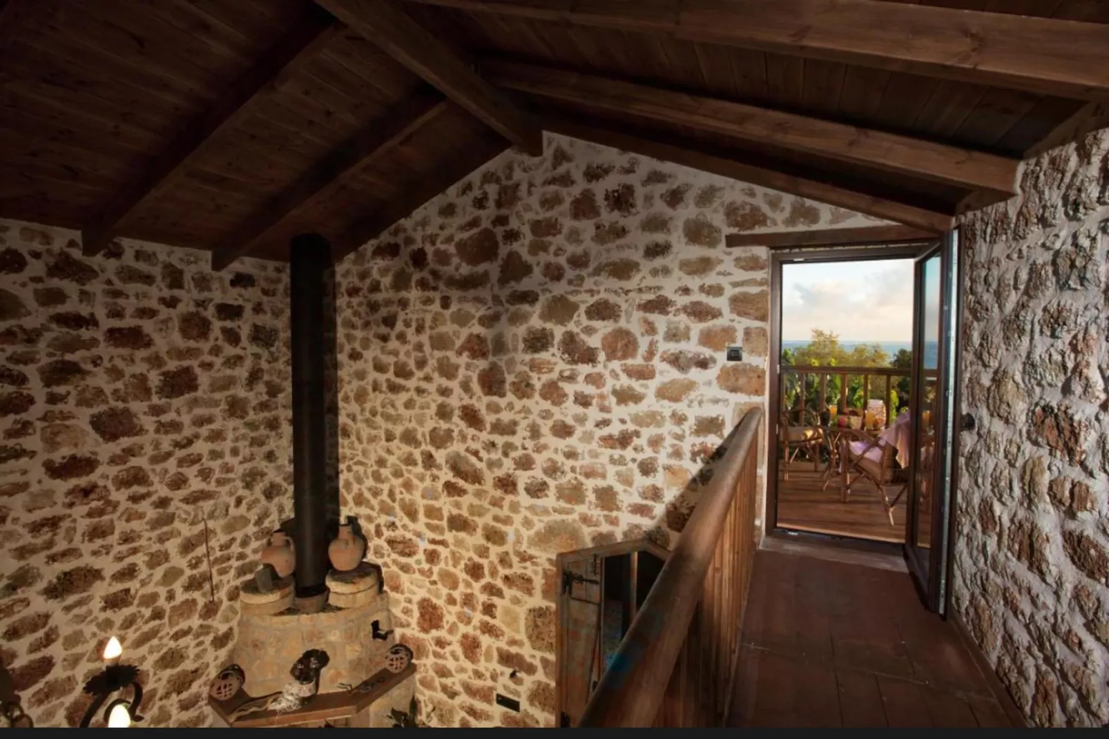 Seafront Villa Kallia & George - Palier