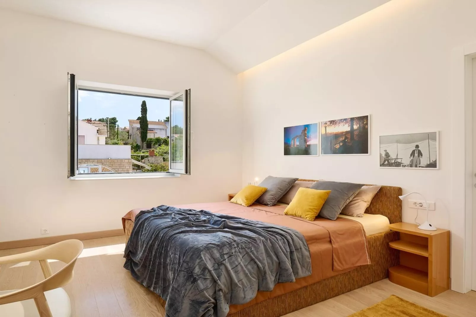 Luxury Seafront Villa Casa Familija Brac with Pool - Chambre