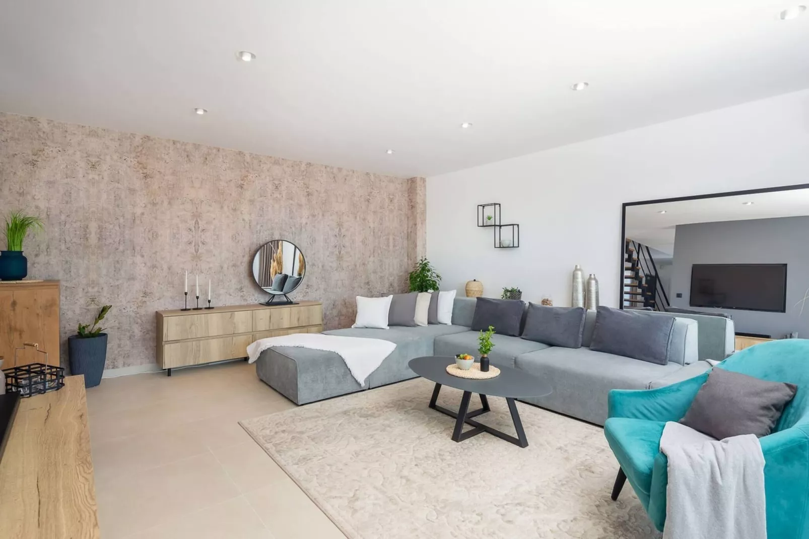 Luxury Villa Indigo Kanica with Heated Pool - Living room