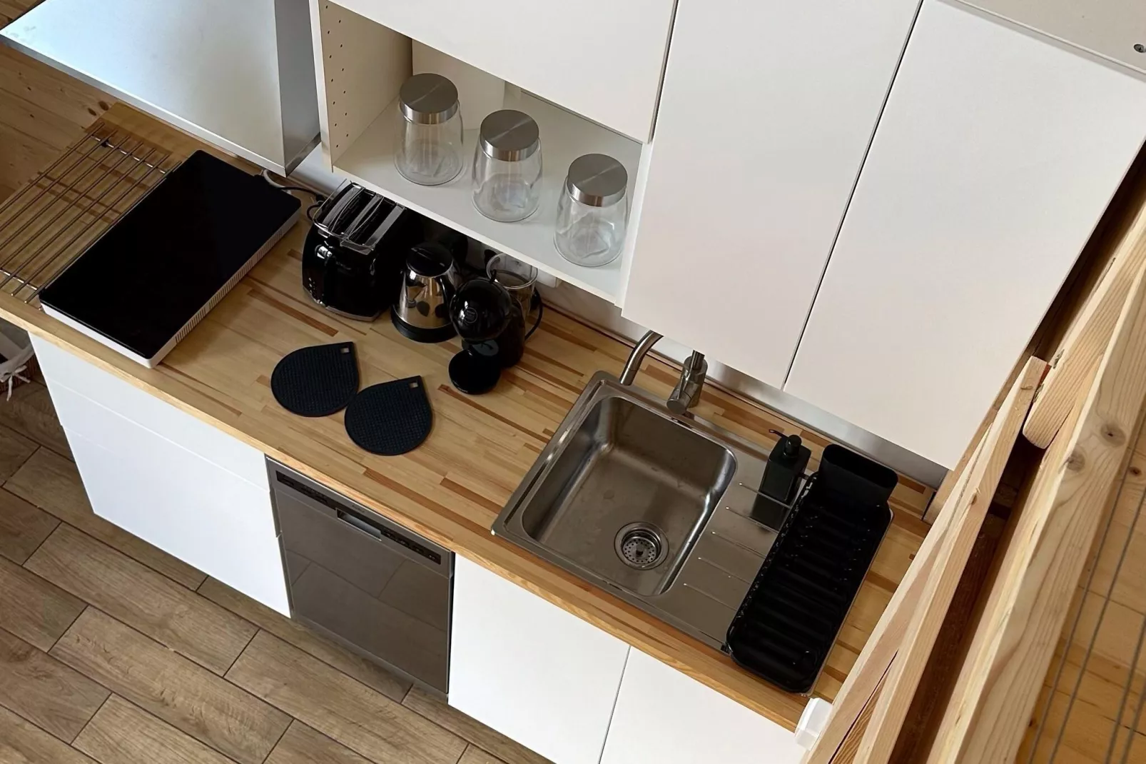 Dom nad jeziorem Klępnica-Kitchen