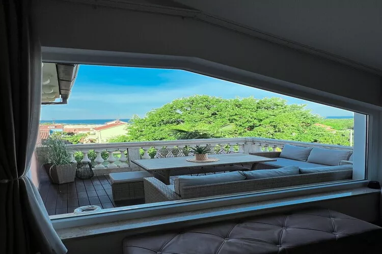 Premium Apartment Seaview - Terrasse/Balkon