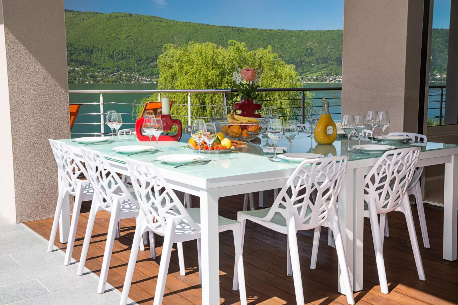 Villa Bagatelle pour 10 personnes - Terrace balcony