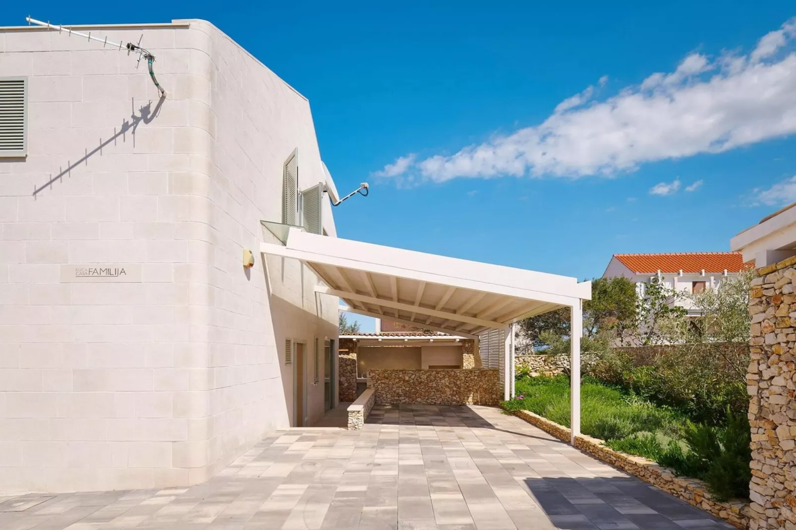 Luxury Seafront Villa Casa Familija Brac with Pool - Terrasse / balcon