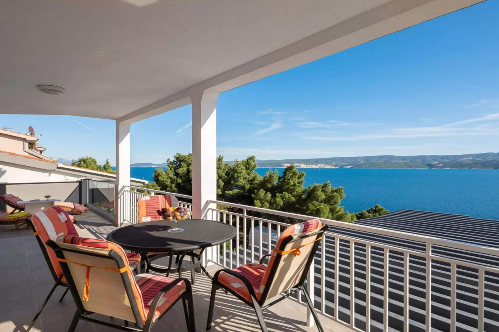 Luxury Villa Holiday Residence Omis w/ Heated Pool - Terrace balcony