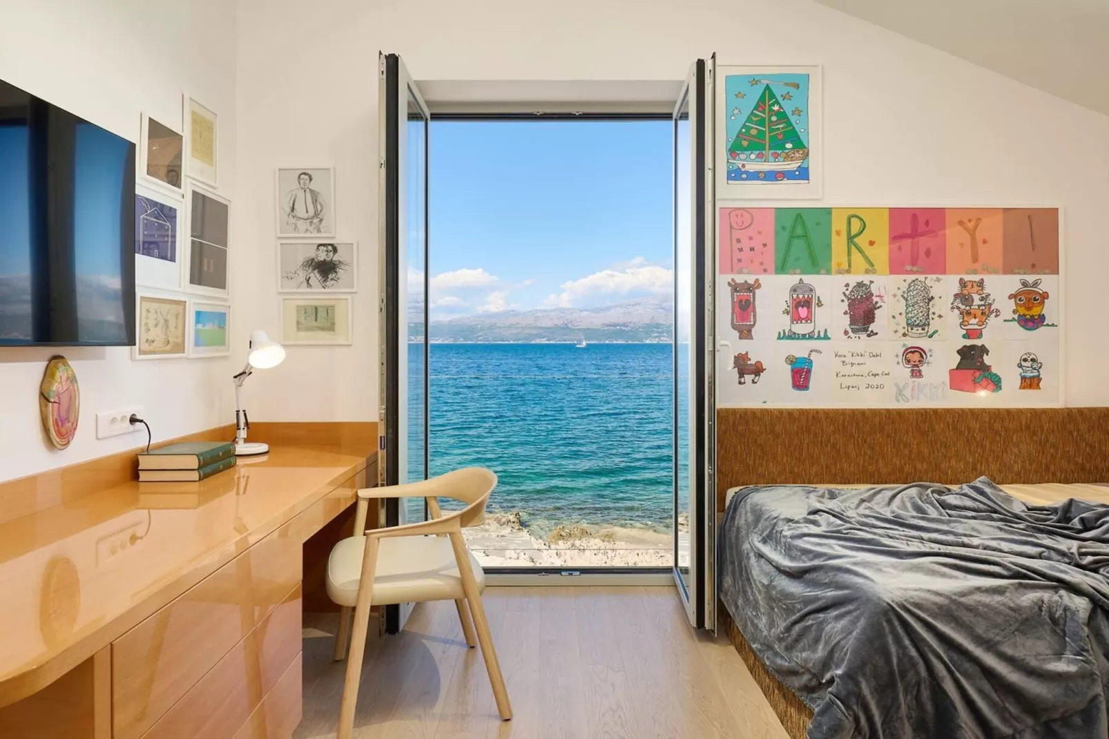 Luxury Seafront Villa Casa Familija Brac with Pool - Vue d'été