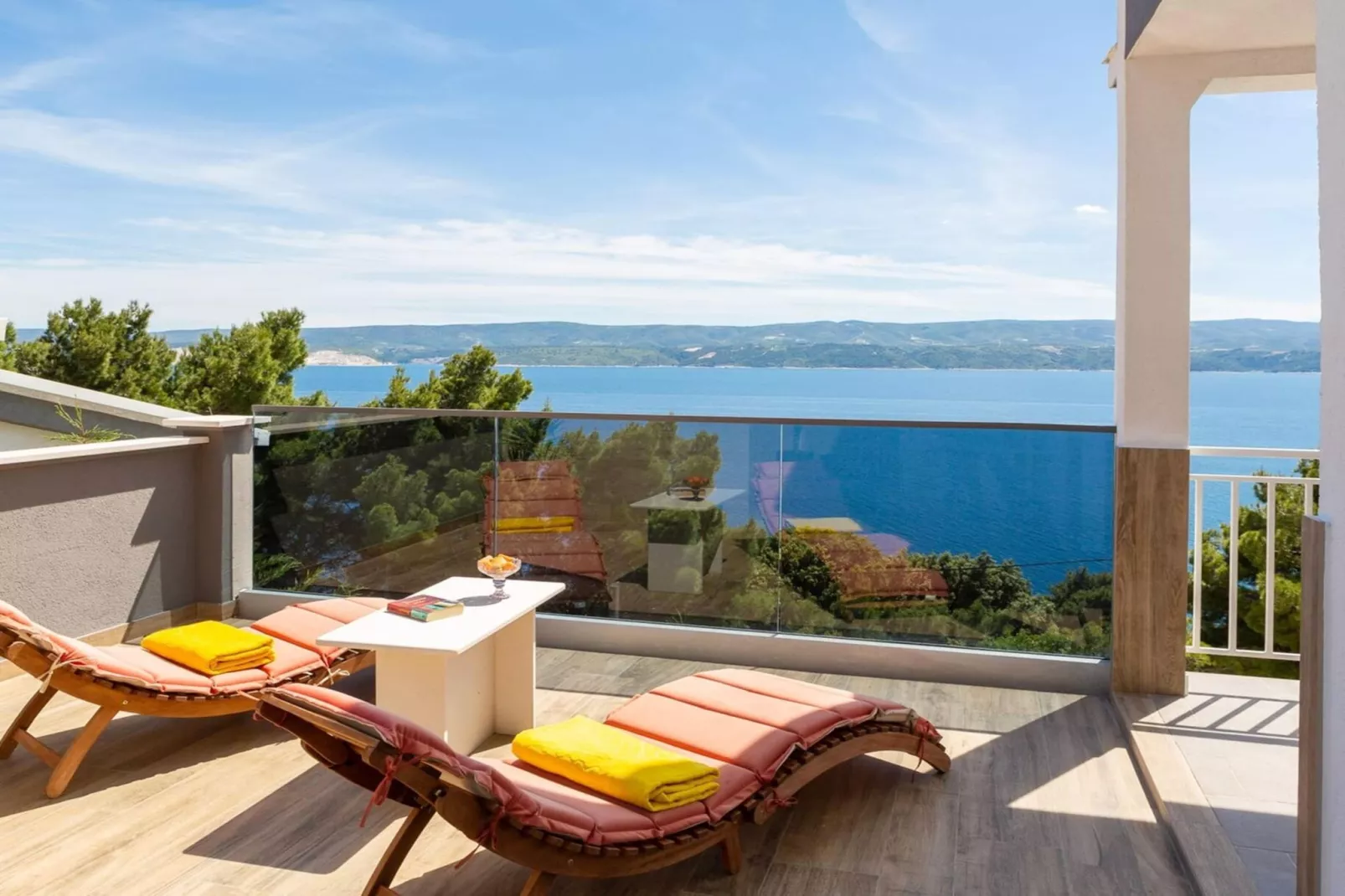 Luxury Villa Holiday Residence Omis w/ Heated Pool - Terrace balcony