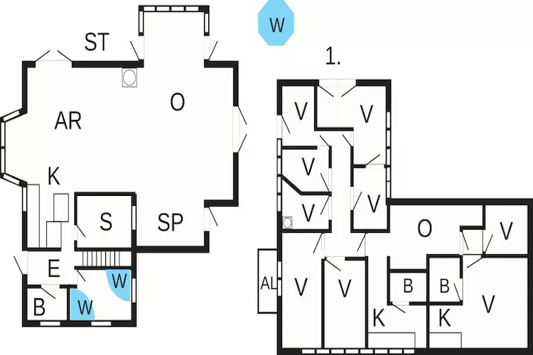 Reihenhaus mit Spa und Aktivitäten - Grundriss