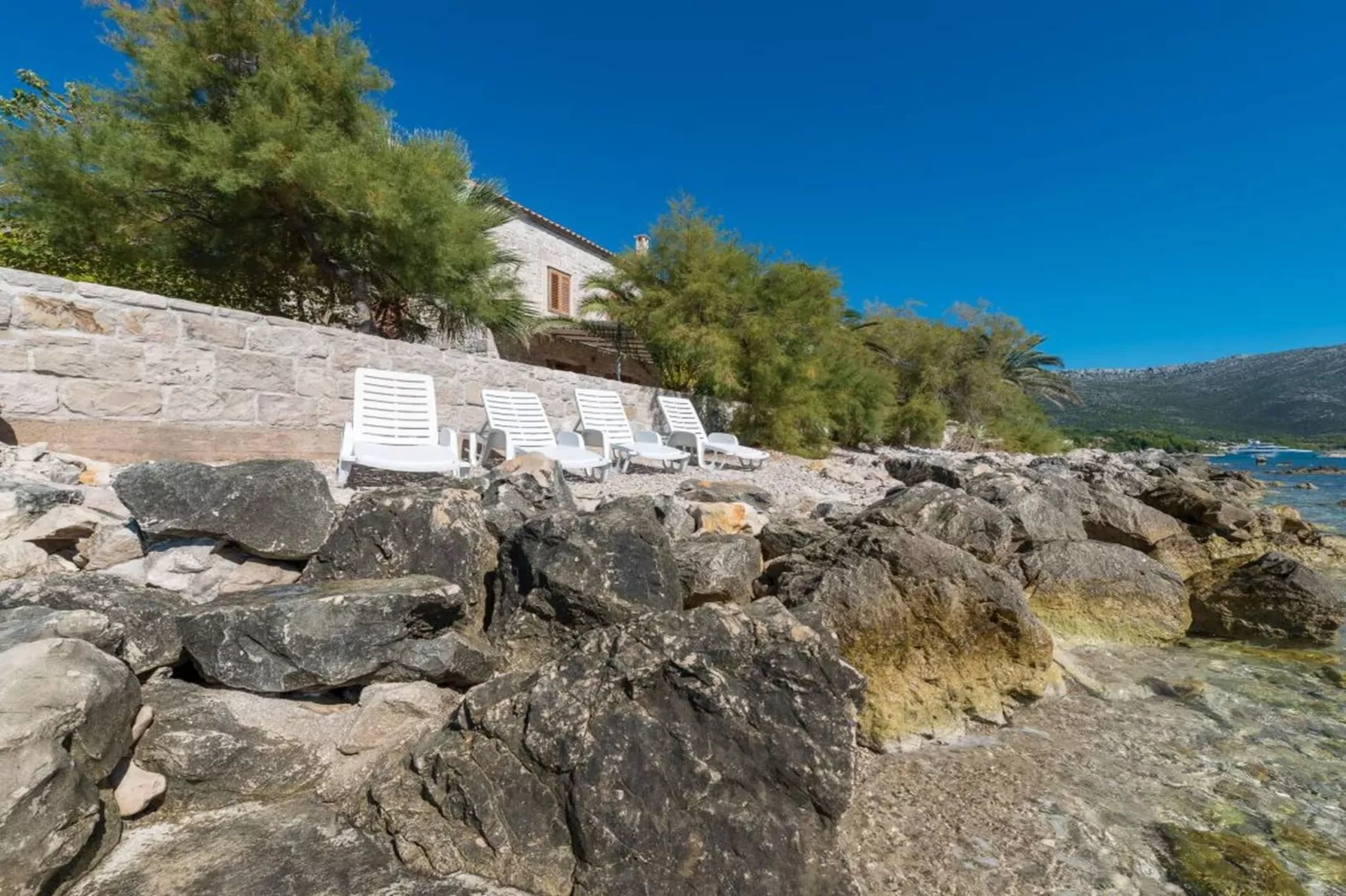 Luxury Seafront Villa Mare Orebic with Pool - Gebiete Sommer 5 km