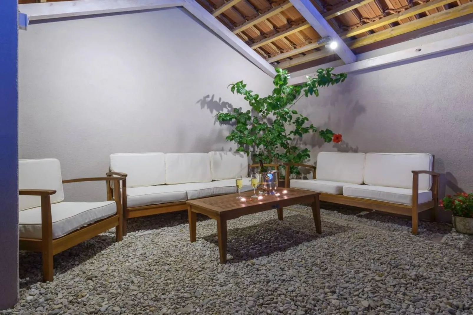 Luxury Seafront Villa Mare Orebic with Pool - Wohnzimmer