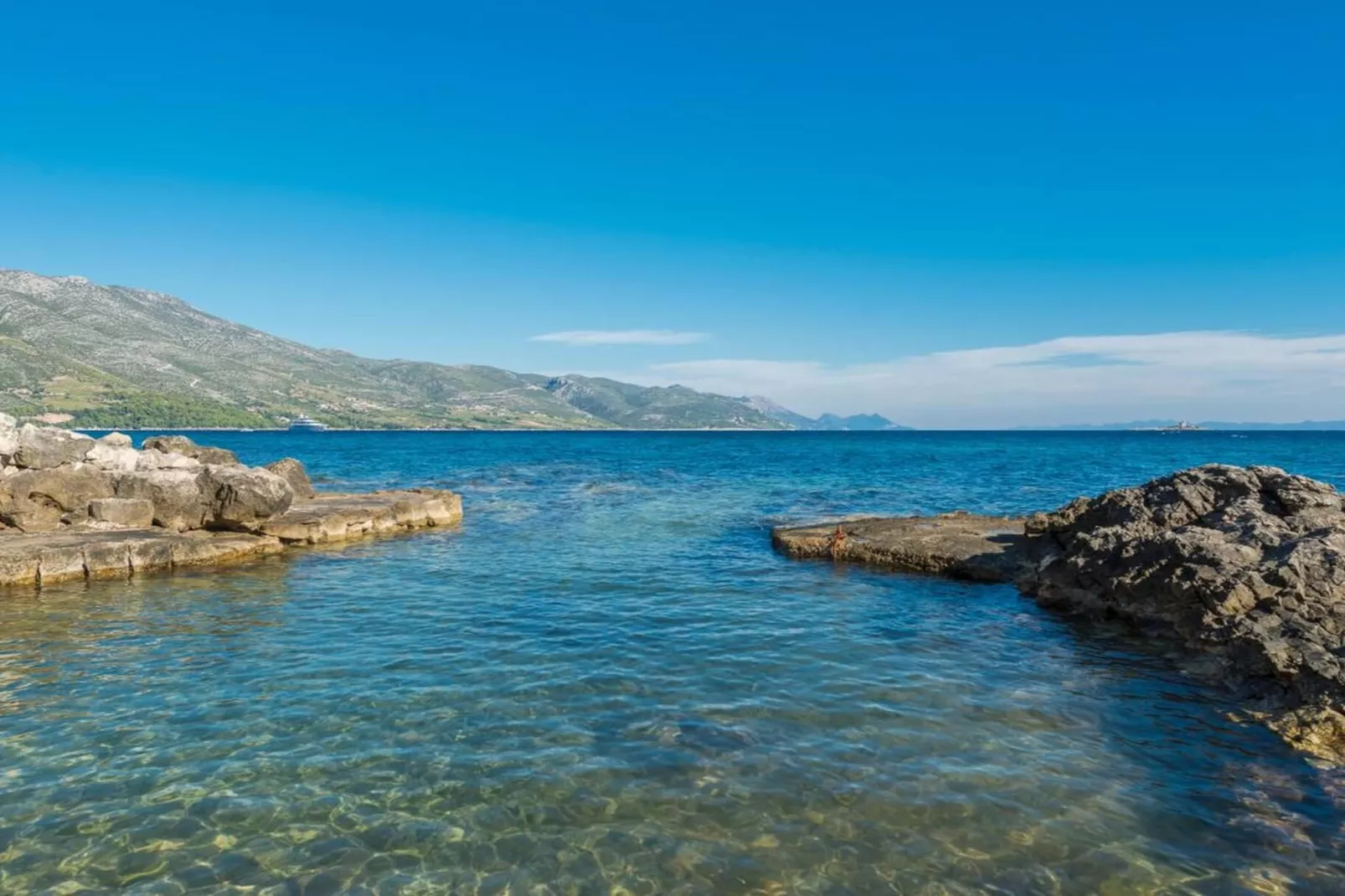 Luxury Seafront Villa Mare Orebic with Pool - Gebiete Sommer 5 km