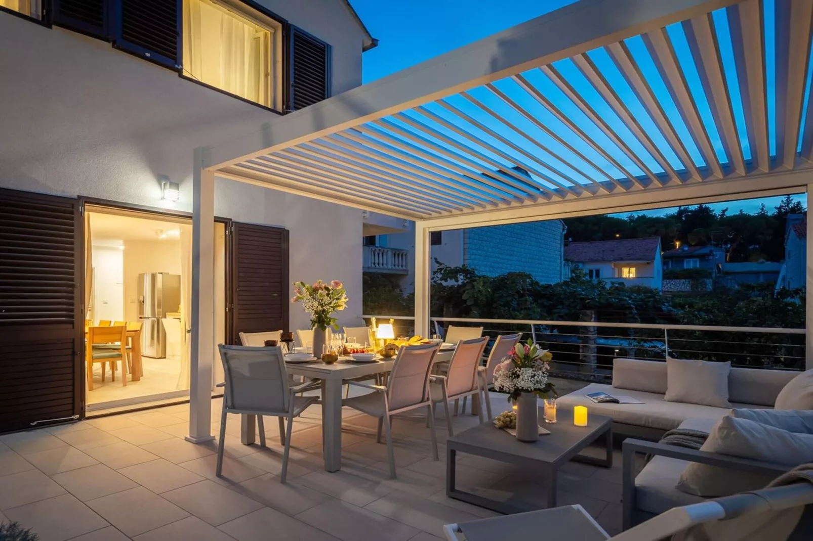 Luxury Villa Mila Supetar with Pool in the Center - Terrace balcony