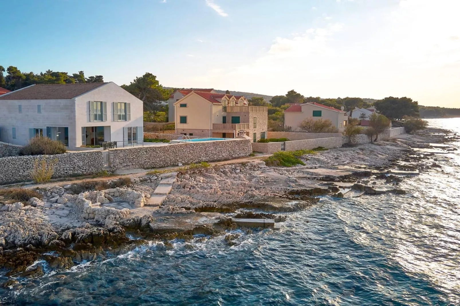 Luxury Seafront Villa Casa Familija Brac with Pool - Zones été à 1 km