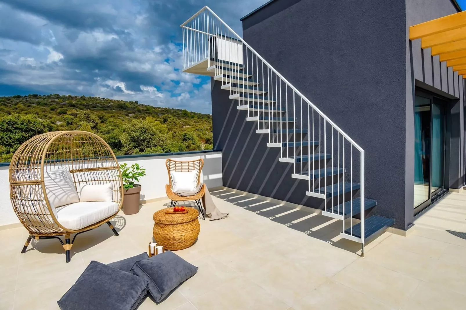 Luxury Villa Indigo Kanica with Heated Pool - Terrace