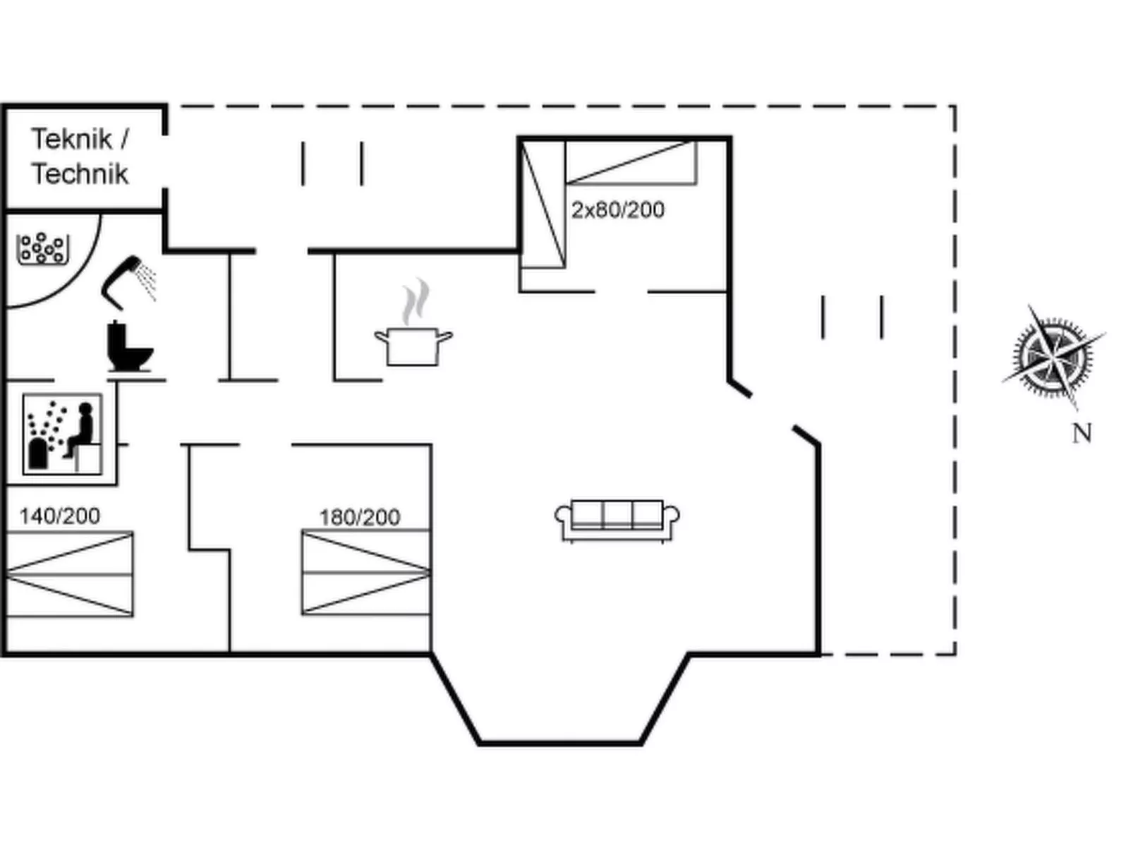 "Aswaldi" - 1.5km from the sea