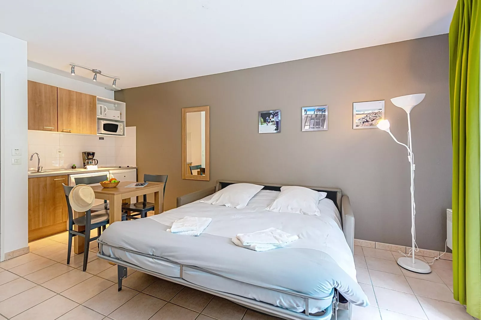 Cottage 1 pièce - 3 pers - Chambre