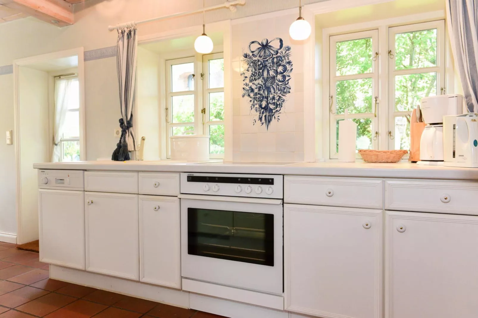 Doppelhaus in Oldsum auf Föhr-Haus 1 - Küche