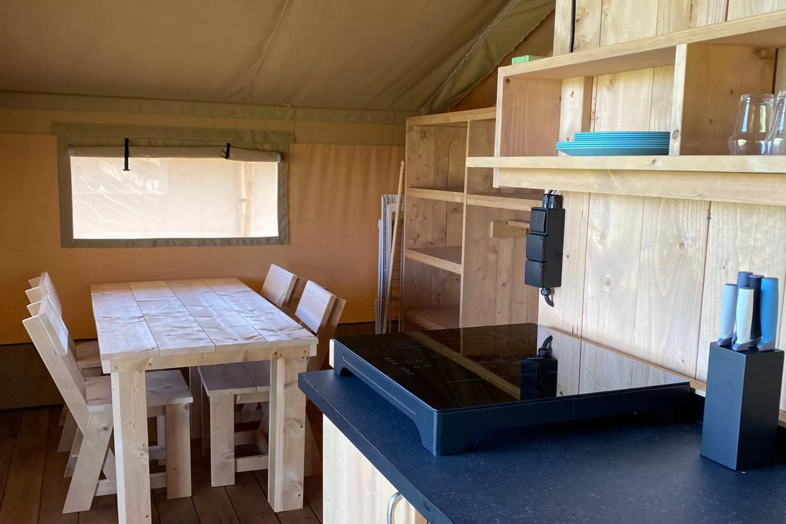 Luxe glamping met badkamer 1 - Küche