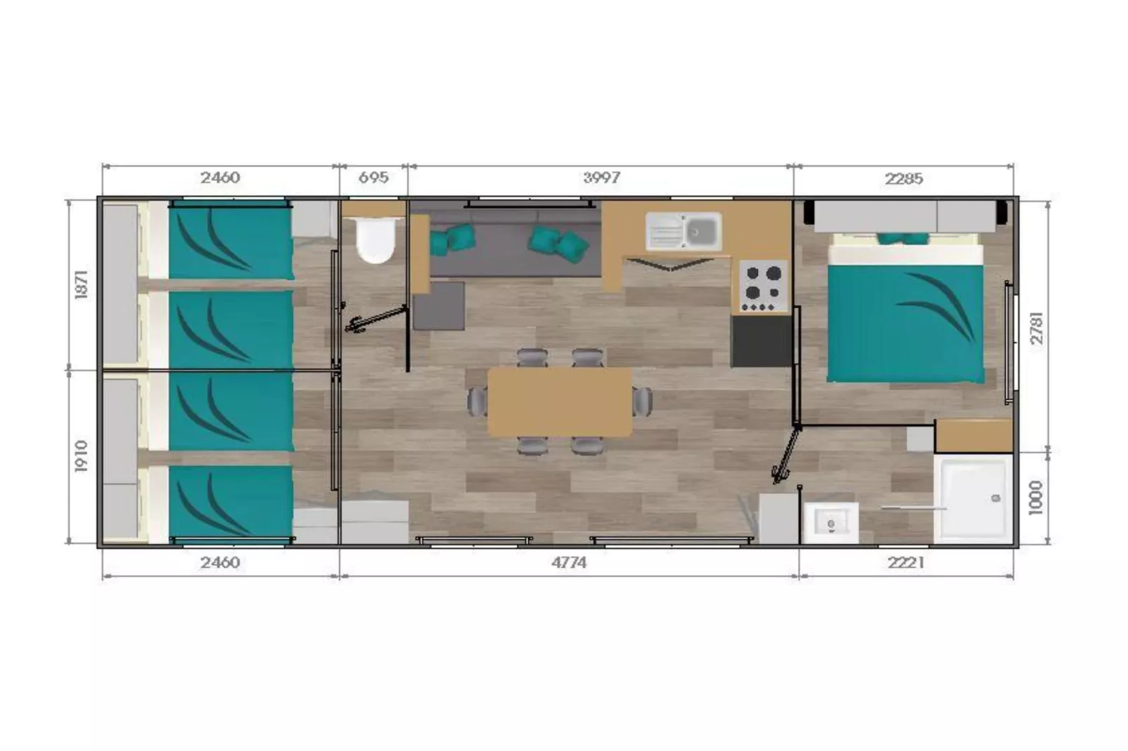 L'Ecureuil - Floor plan