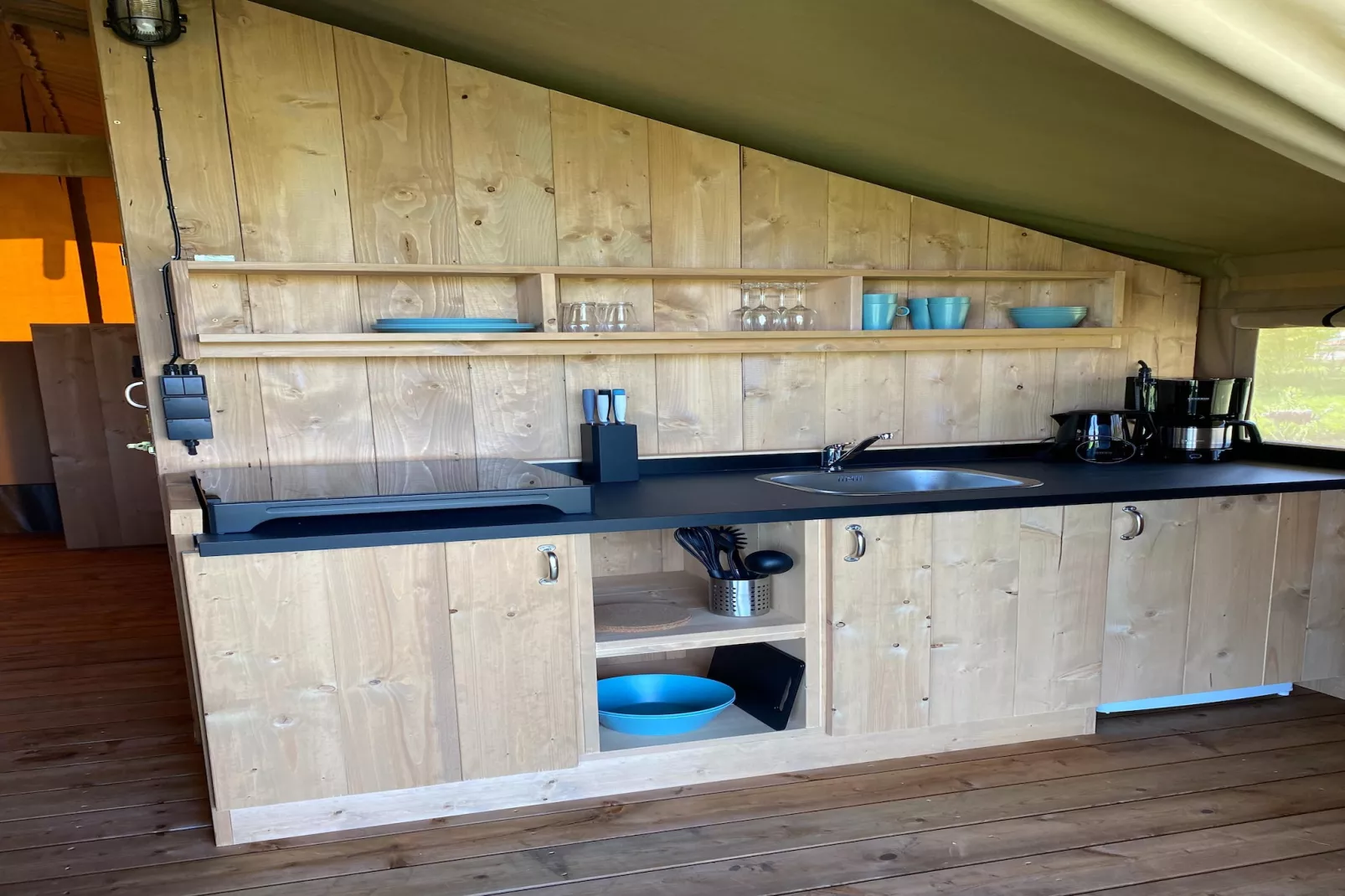 Luxe glamping met badkamer 2 - Küche