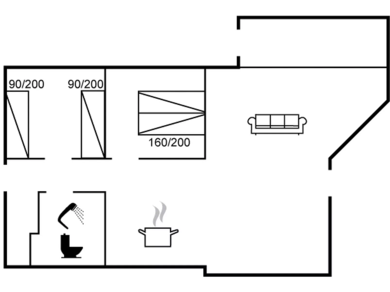 "Anttoni" - 350m from the sea - Inside