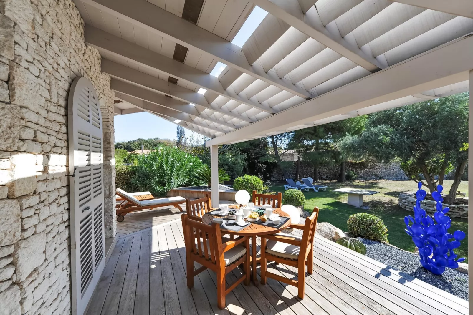 Villa le Lagon pour 4/5 personnes - Terrace balcony