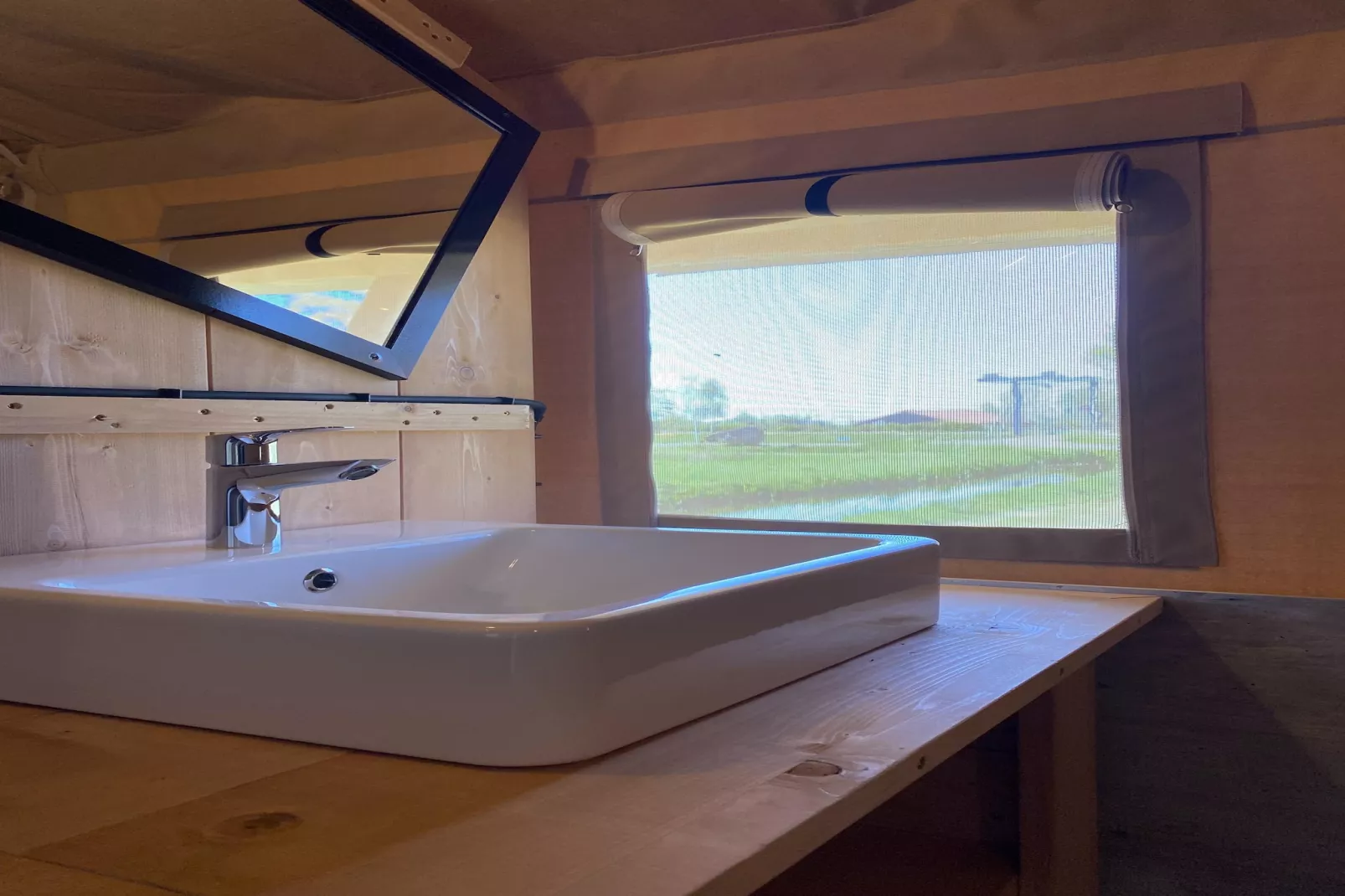 Luxe glamping met badkamer 2 - Badezimmer