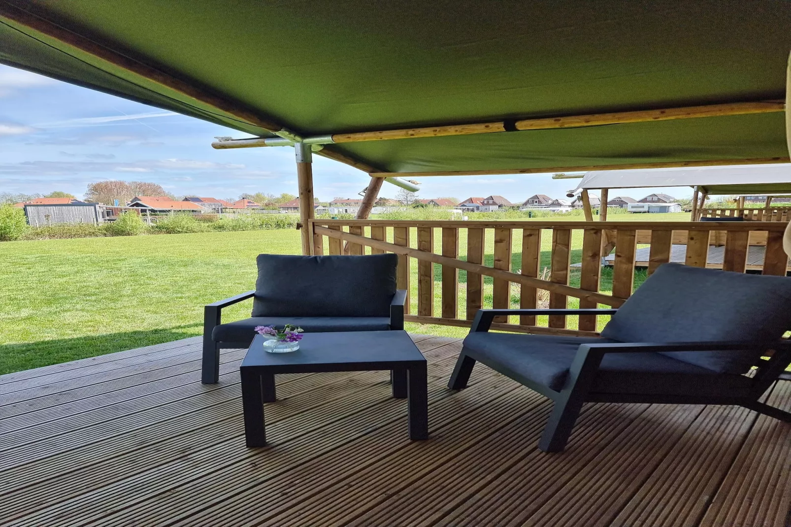 Luxe glamping met badkamer 3 - Terrasse/Balkon