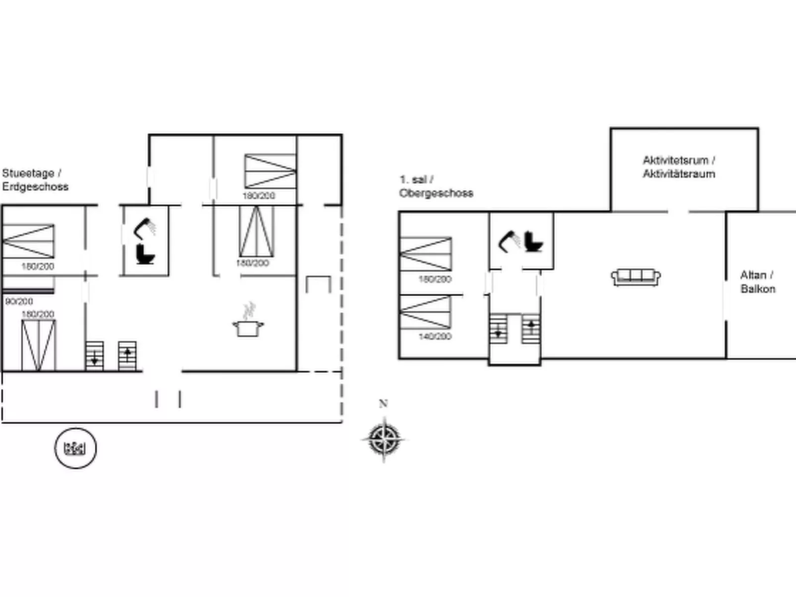 "Cyrill" - 2km from the sea - Drinnen