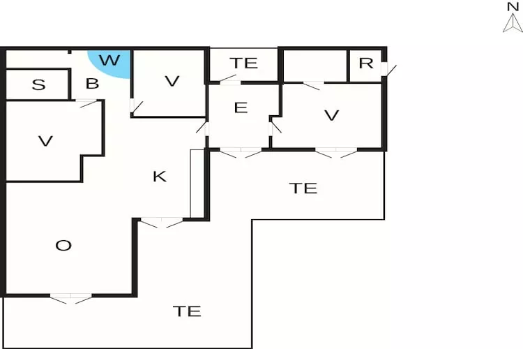 Ferienhaus in der Nähe von Nysted - Grundriss