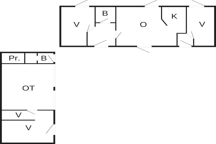 Maison de vacances pour 8 a Thyholm-By Traum - Plan
