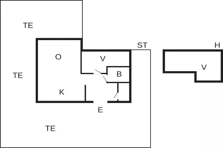 4 person holiday home in OMASTRAND-By Traum - Floor plan