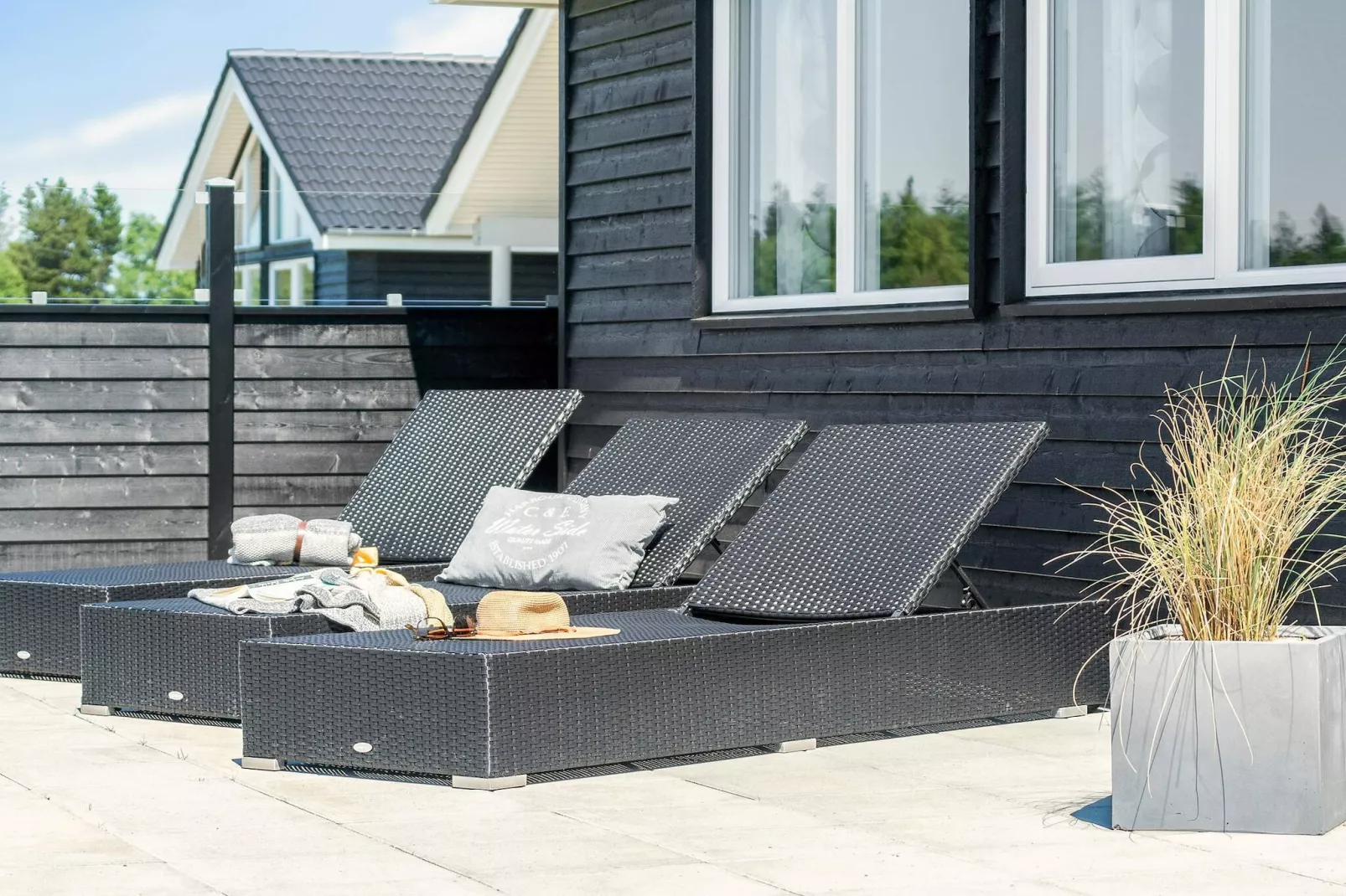 5 Sterne Ferienhaus in Nørre Nebel - Im Freien