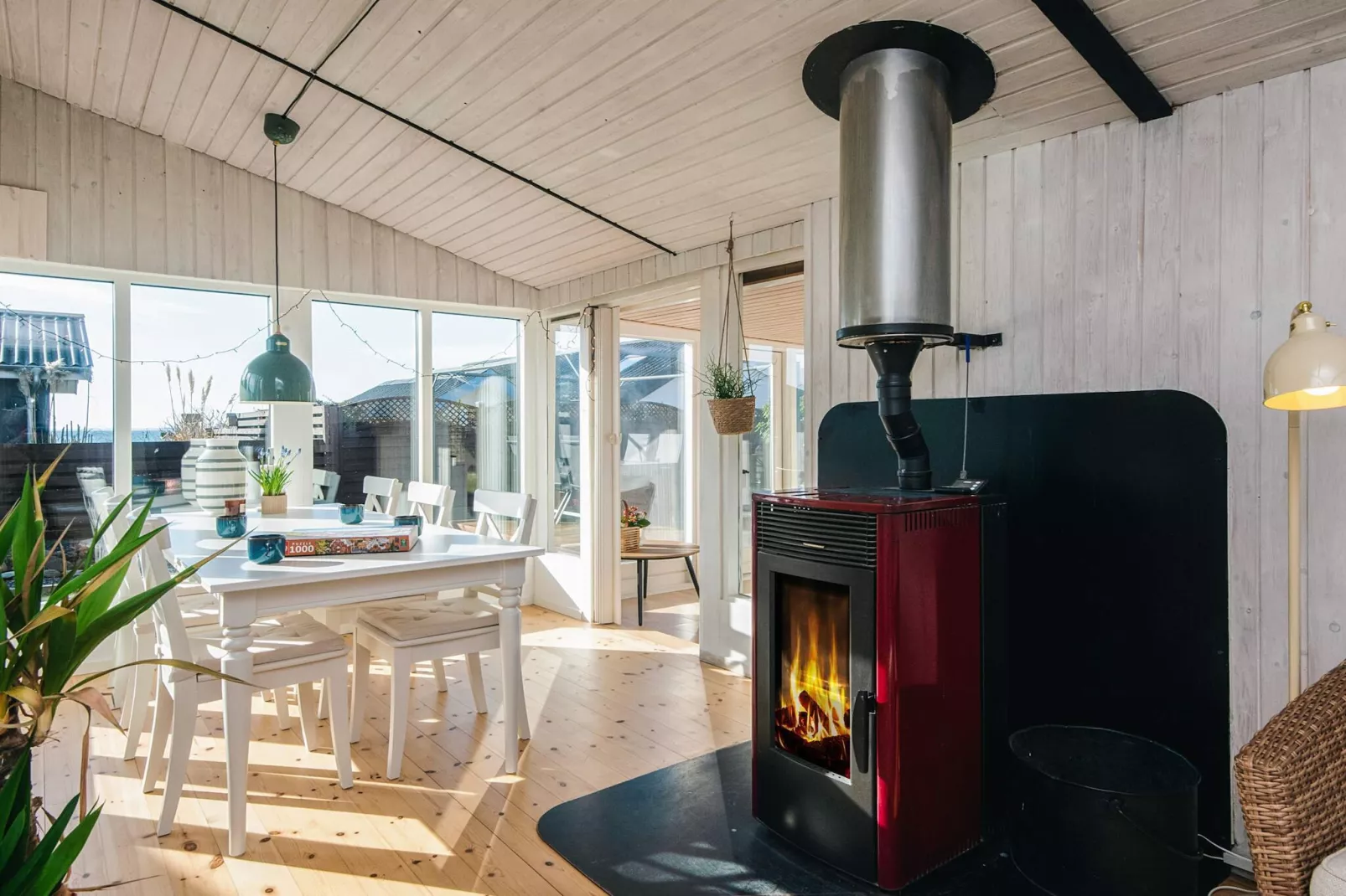 Maison de vacances pour 6 a Rønde - Intérieur