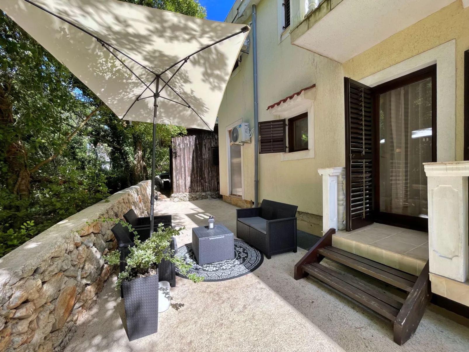 Apartment Brebric - 540 Meter vom Meer entfernt - Dehors