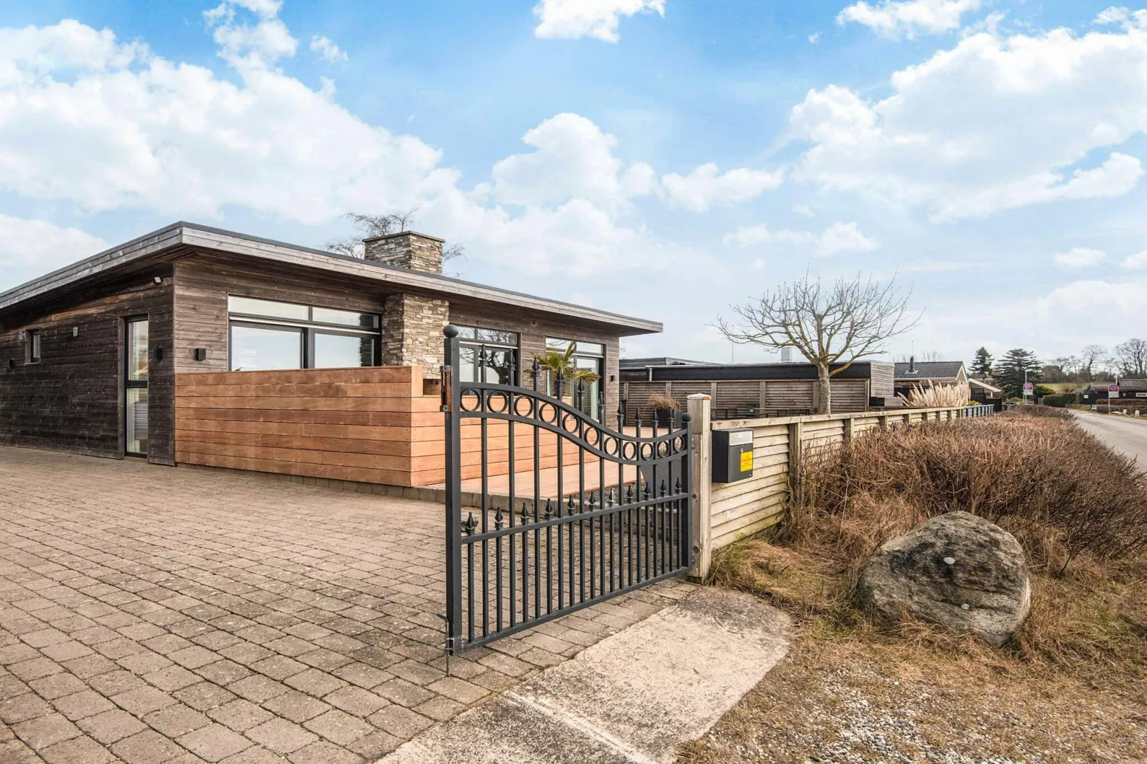 4 Sterne Ferienhaus in Rønde - Im Freien