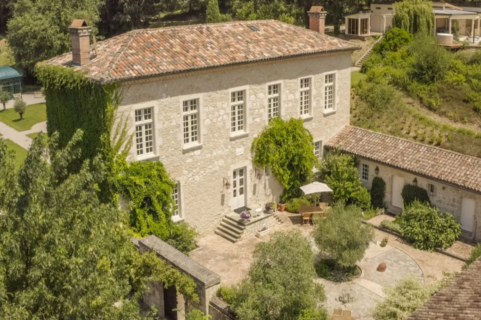 SCI Le Caz Propriété – Villa de Luxe dans le Sud de la France 14 persons - Außenbereich Sommer