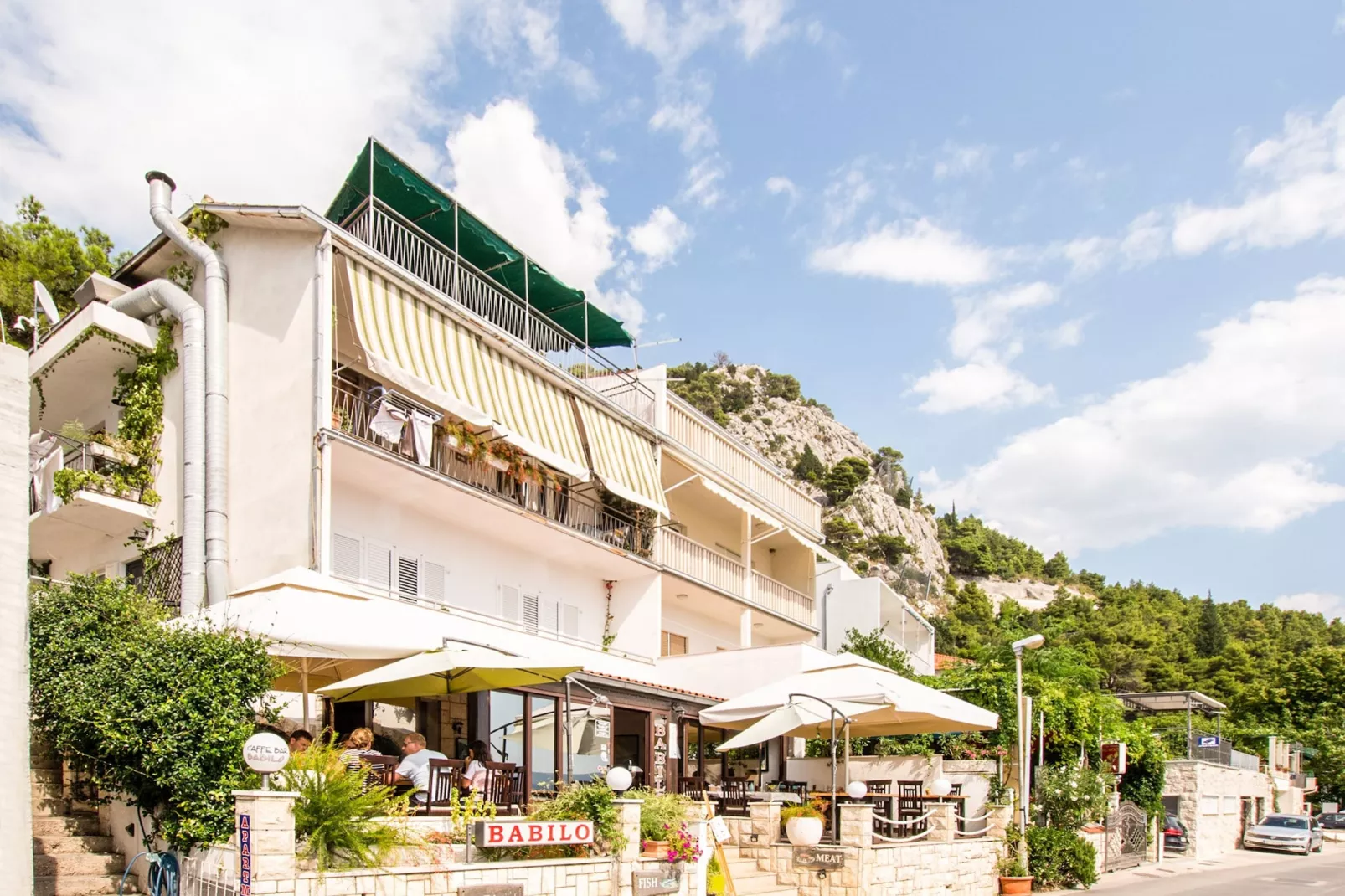 Studio apartment Babilo A3 - Außenbereich Sommer