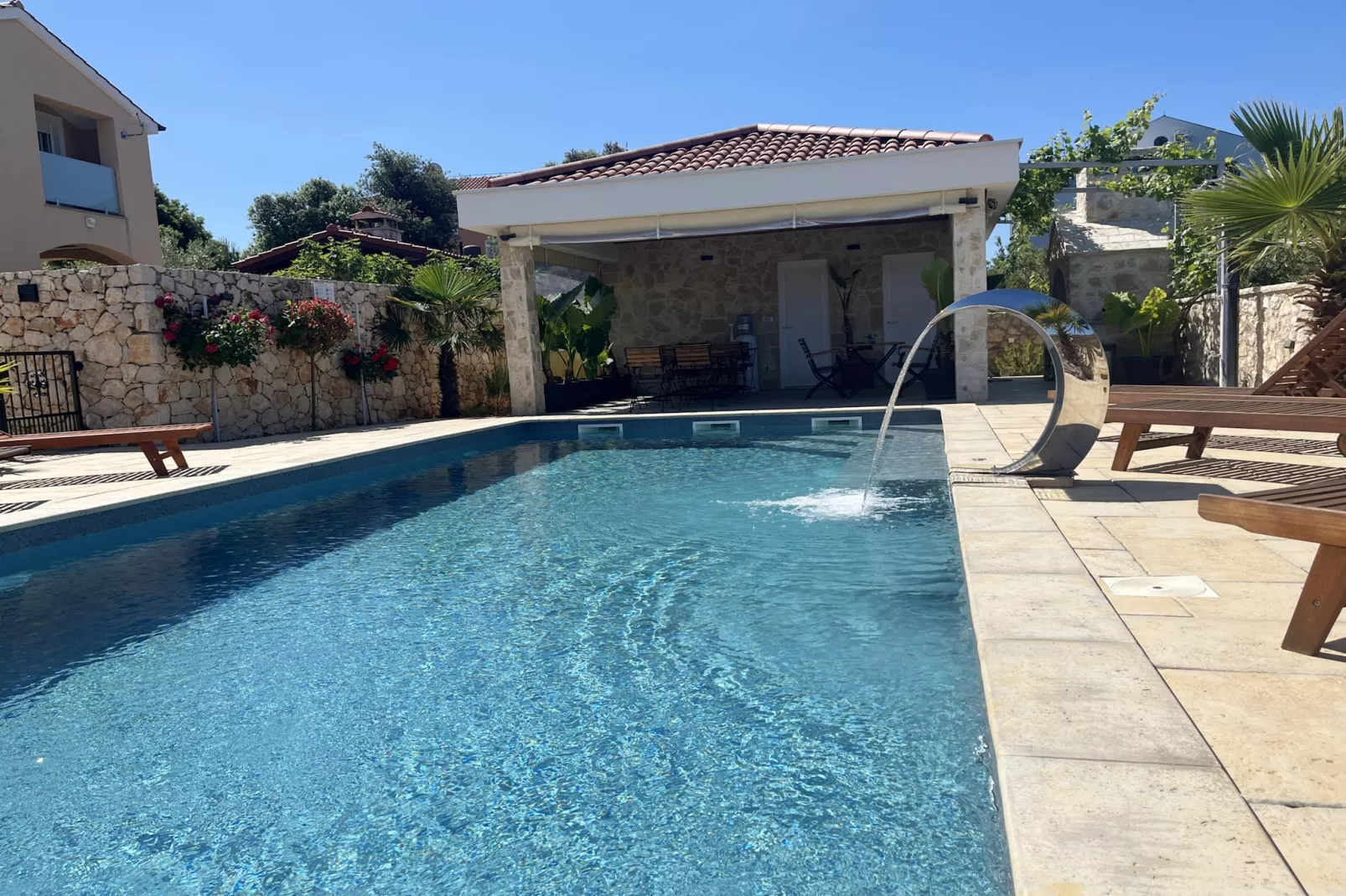 Apartment Mariner 2 with heated pool - Swimming pool