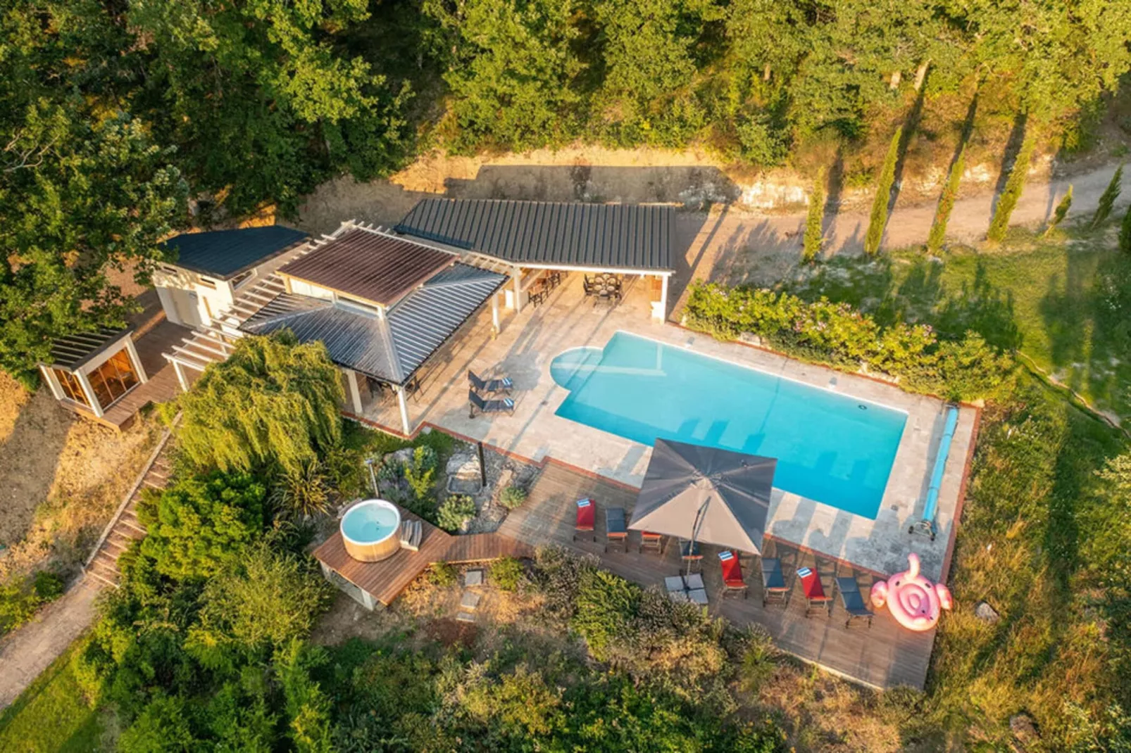 SCI Le Caz Propriété – Villa de Luxe dans le Sud de la France 16 persons - Schwimmbad