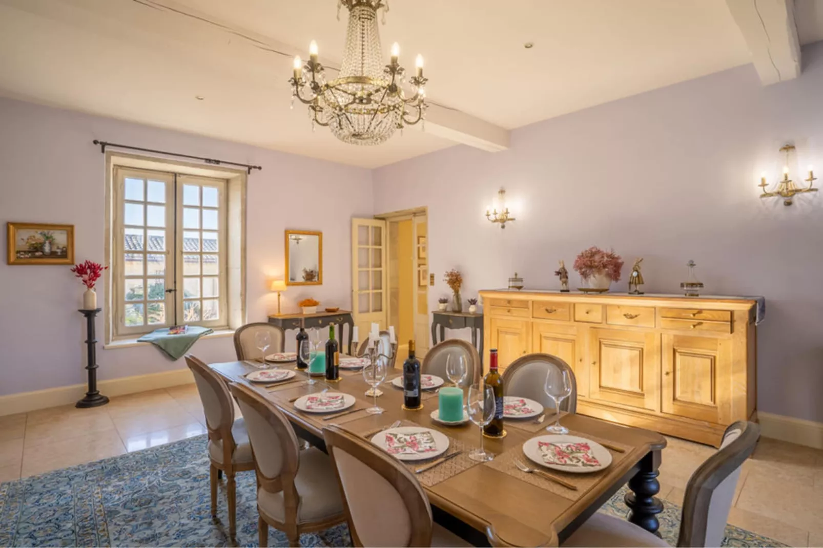 SCI Le Caz Propriété – Villa de Luxe dans le Sud de la France 12person - Esszimmer