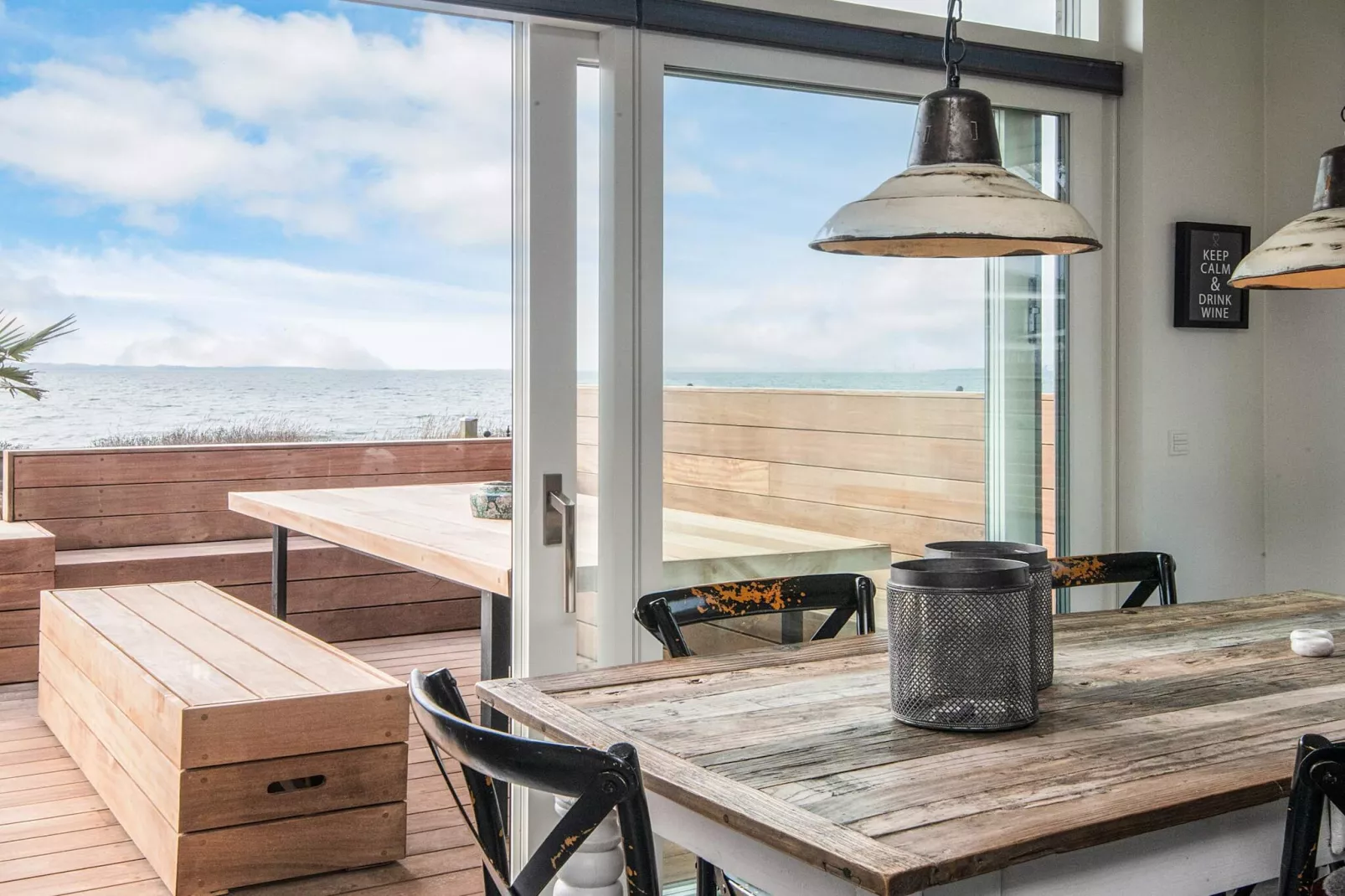 4 Sterne Ferienhaus in Rønde - Wasserblick