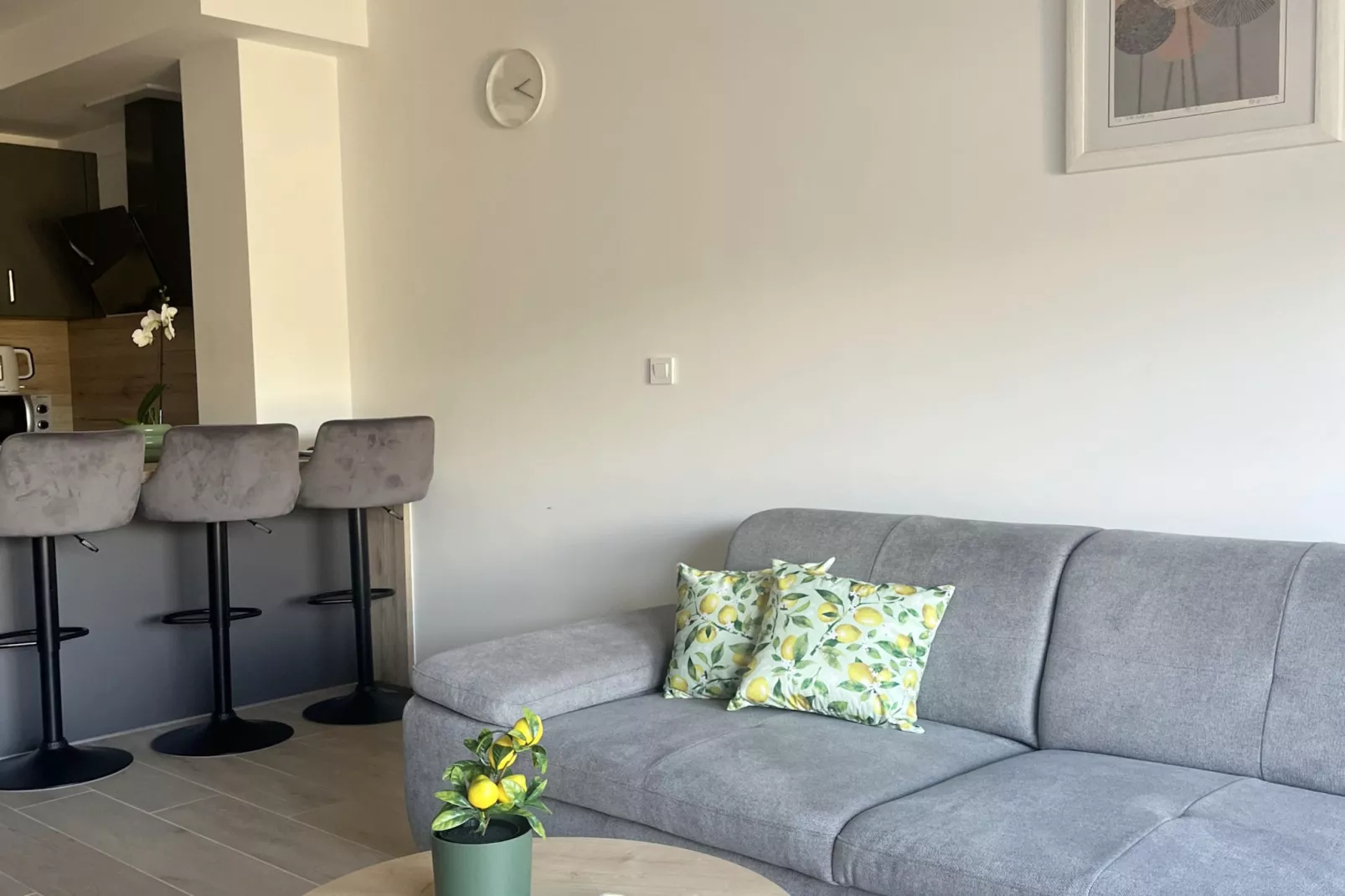 Apartment Mariner 2 with heated pool - Living room