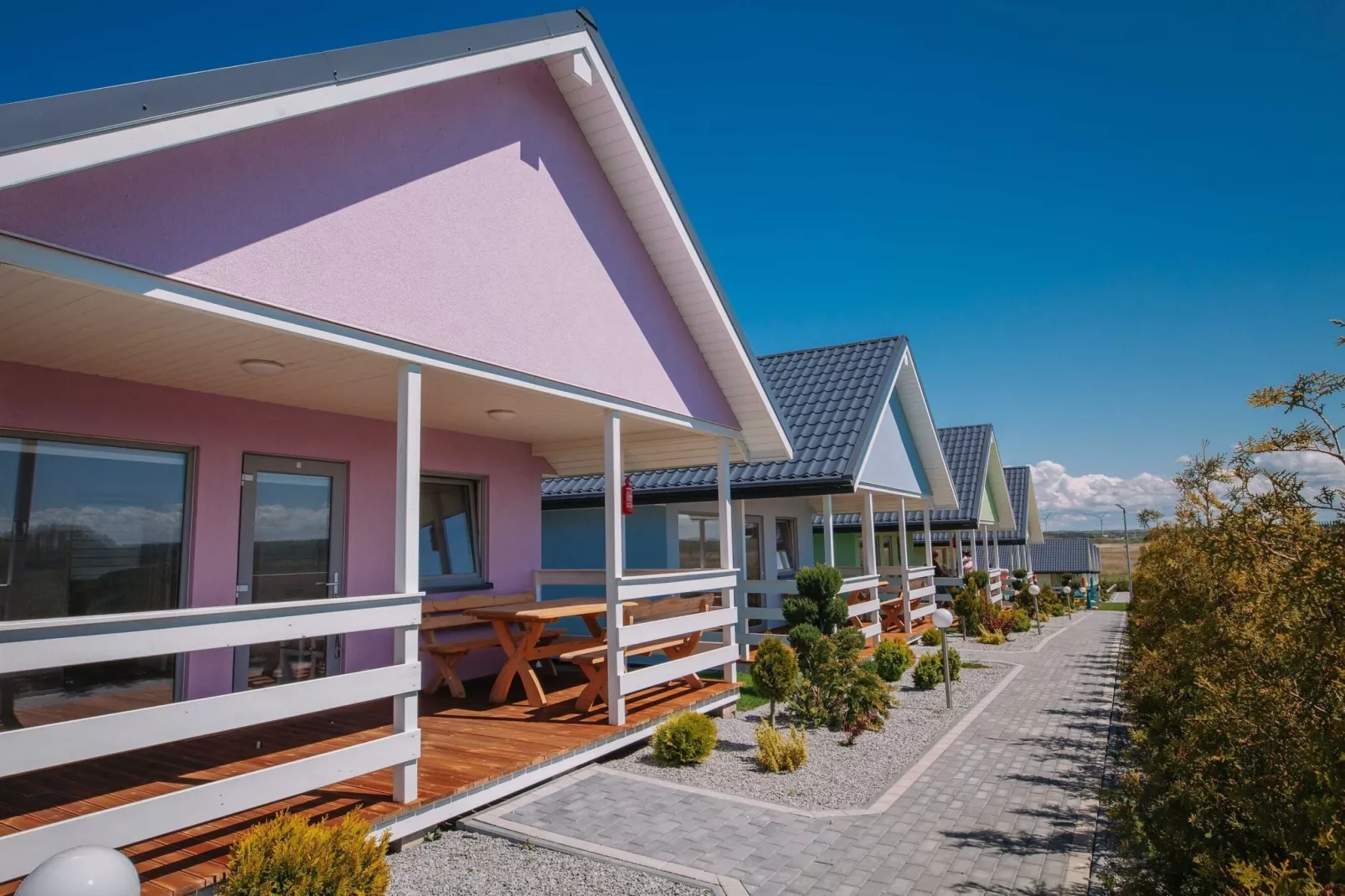 Domki wakacyjne dla 5 osób Bobolin-Exterior summer