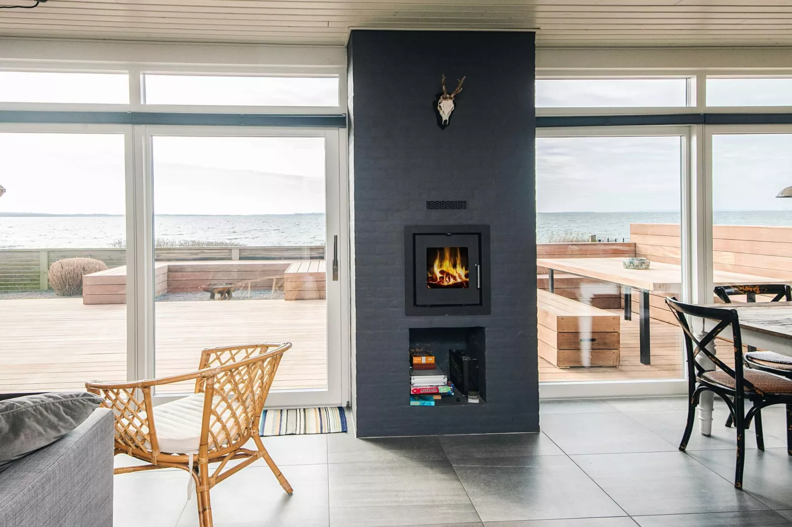 4 Sterne Ferienhaus in Rønde - Innenbereich