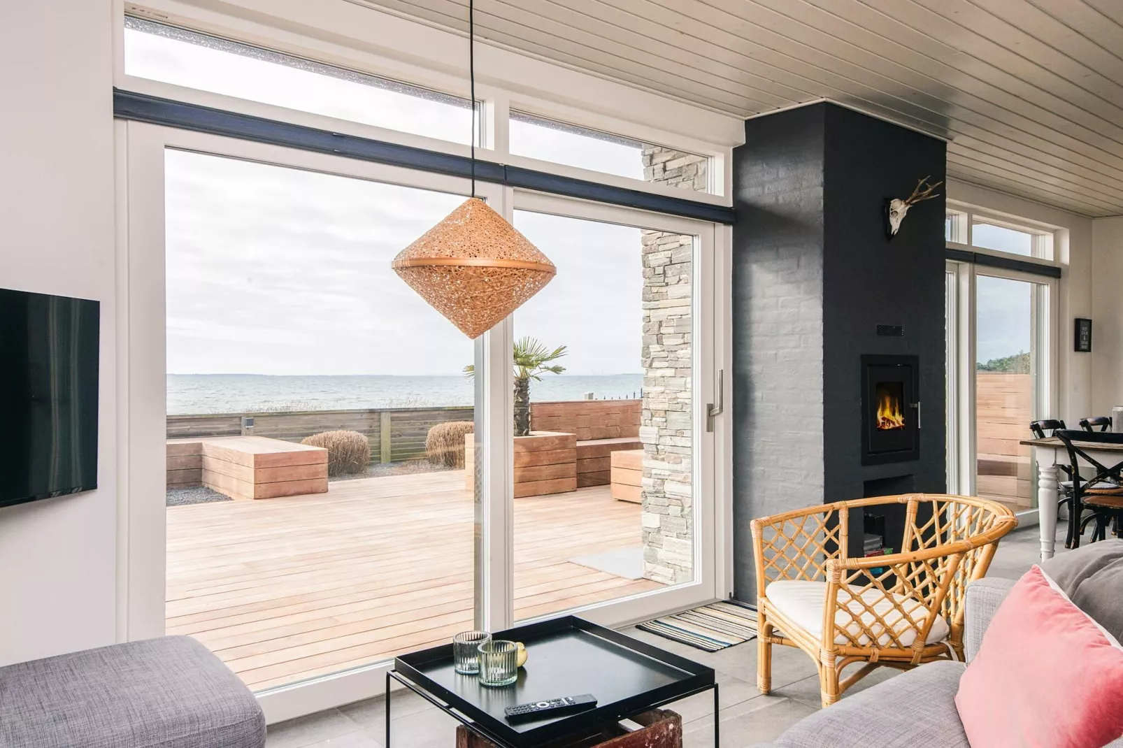 4 Sterne Ferienhaus in Rønde - Innenbereich