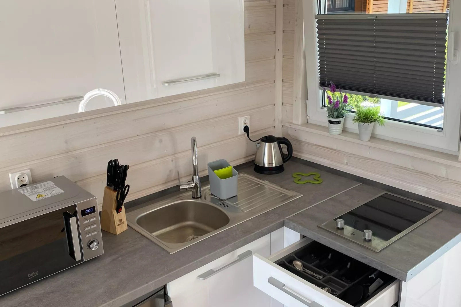 Domki sobota / sobota Dąbki-Kitchen
