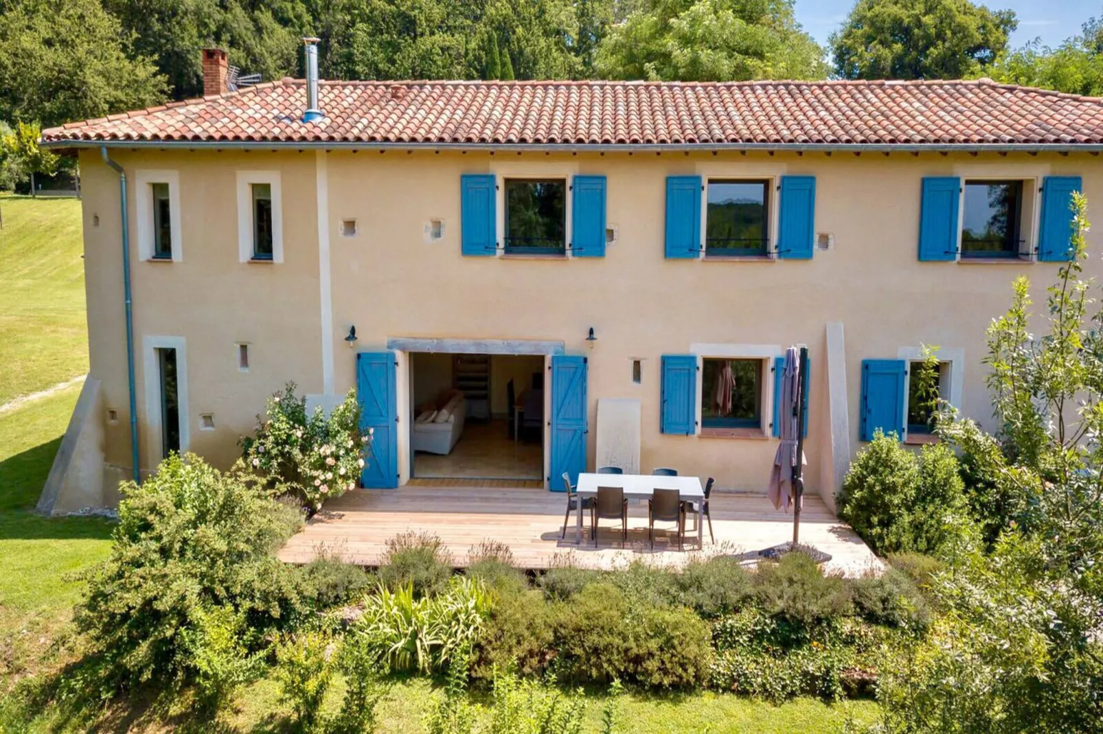 SCI Le Caz Propriété – Villa de Luxe dans le Sud de la France 20 persons - Terrasse/Balkon