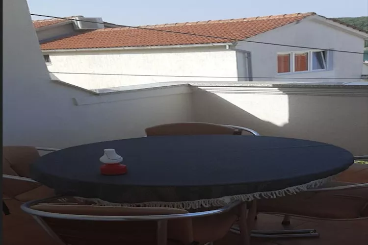 Apartments Snjezana - One Bedroom Apartment with Balcony and Sea View A1 - Terrace balcony