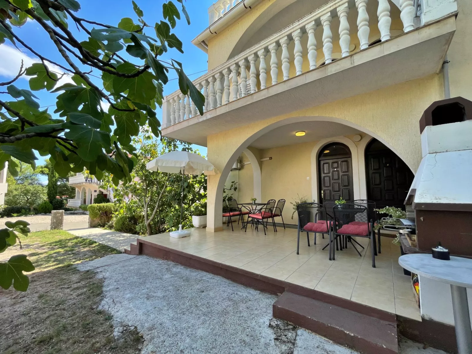 Apartment Brebric - 540 Meter vom Meer entfernt - Dehors